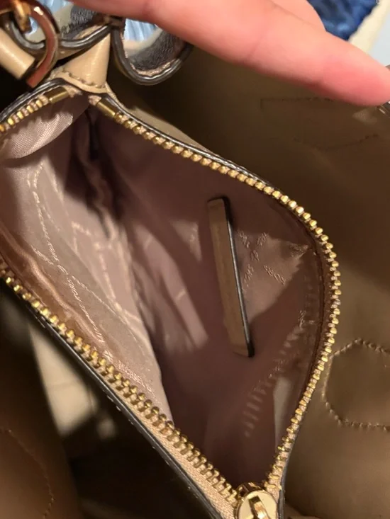 Michael Kors Tan Mercer Crossbody Bag NO WALLET w/ Chain Strap - Picture 10 of 10